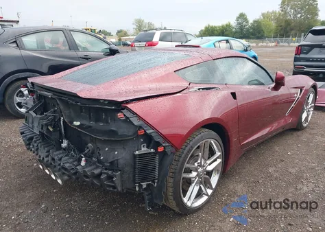 2016 Chevrolet Corvette Stingray Z51 из США, поврежденный, VIN 1G1YM2D76G5117680